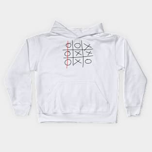 Tic Tac Toe Kids Hoodie